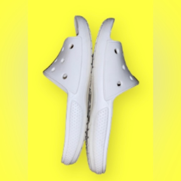 CROCS Ionic Comfort White slides unisex women’s sandals size 8 men’s size 6 - Picture 5 of 13